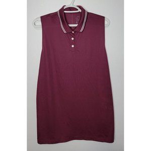 Nike Golf Dri-Fit Standard Fit Sleeveless Maroon Tank Top Sz Womens XL Sorenstam